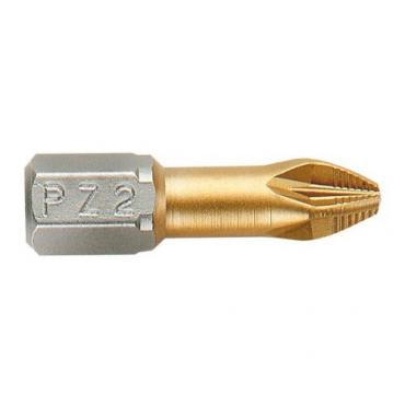 Punta Pozidrive (TIN) PZ1x25.c/plast.815C-PZ 