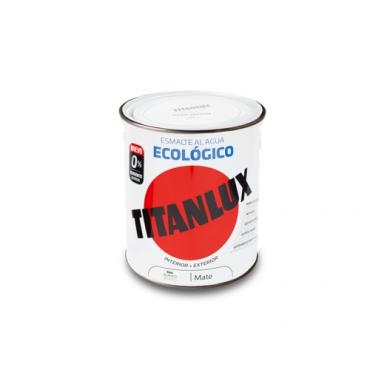 Titanlux esmalte ecológico mate blanco 750ml