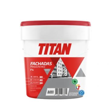 Titan plast. fachad. mate a4 blanco 4 l