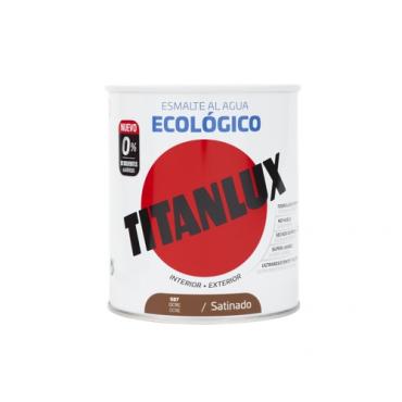 Titanlux esmalte ecológico satinado ocre 750ml.