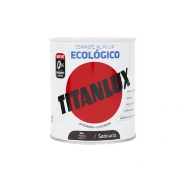 Titanlux esmalte ecológico satinado tabaco 750ml.