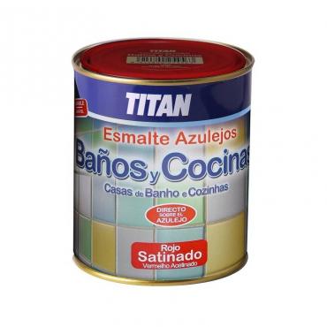 Titan baño-cocina rojo satin. 750ml