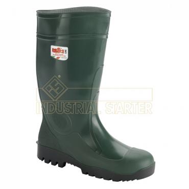 Bota seguridad PVC verde (Talla 45)