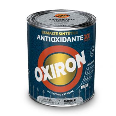 Oxiron esmalte antioxidante martelé. Gris plata 750ml.