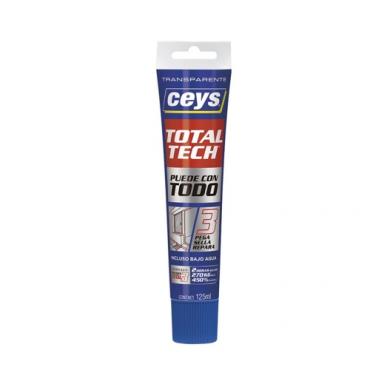 Ceys Total Tech transparente. Tubo 125 ml.