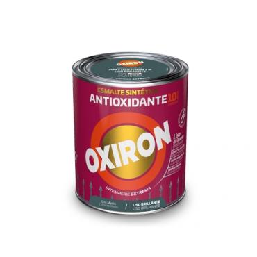 Oxiron esmalte antioxidante liso brillante gris medio 750ml