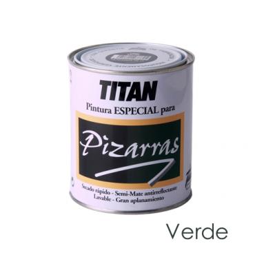 Titan pintura  pizarras verde 750 ml