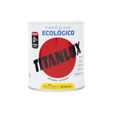 Titanlux esmalte ecológico brillo amarillo luminoso 750 ml 