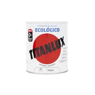 Titanlux esmalte ecológico satinado blanco 750ml.