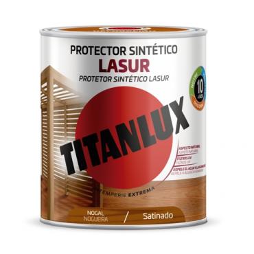 Protector sintético Lasur Satinado Nogal 750 ml.