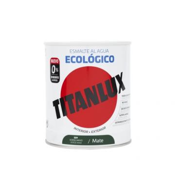 Titanlux esmalte ecológico mate verde mayo 750ml