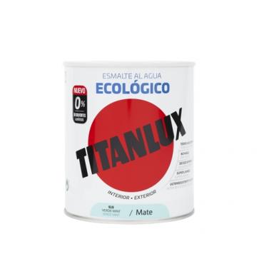 Titanlux esmalte ecológico mate verde mint 750ml.