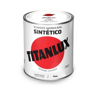 Titanlux esmalte sintético blanco mate 750 ml.