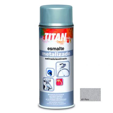 Spray esmalte  metalizado plata 200ml