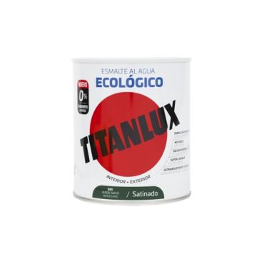 Titanlux esmalte ecológico satinado verde mayo 750ml.