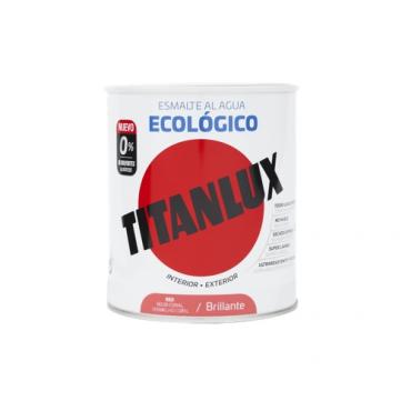 Titanlux esmalte ecológico brillo rojo coral 750ml