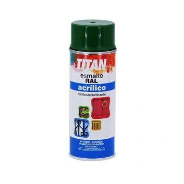 Spray esmalte acrílico verde ral6005 400ml