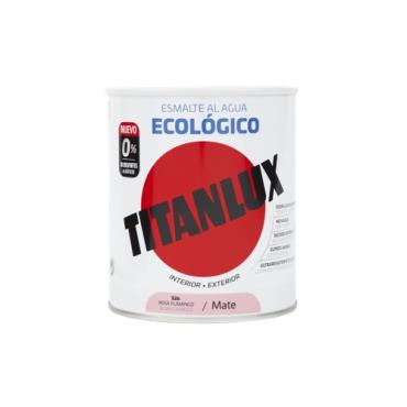 Titanlux esmalte ecológico mate rosa flamingo 750ml