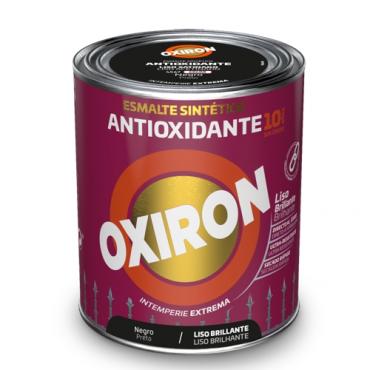 Oxiron esmalte antioxidante liso brillante. Negro 750ml.