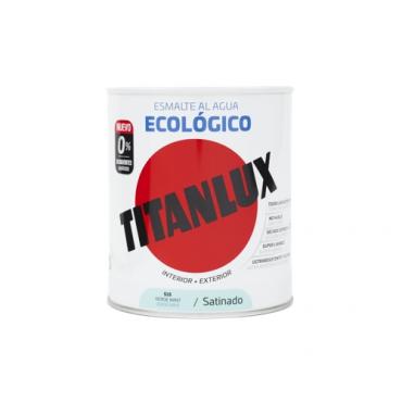 Titanlux esmalte ecológico satinado verde mint 750ml.